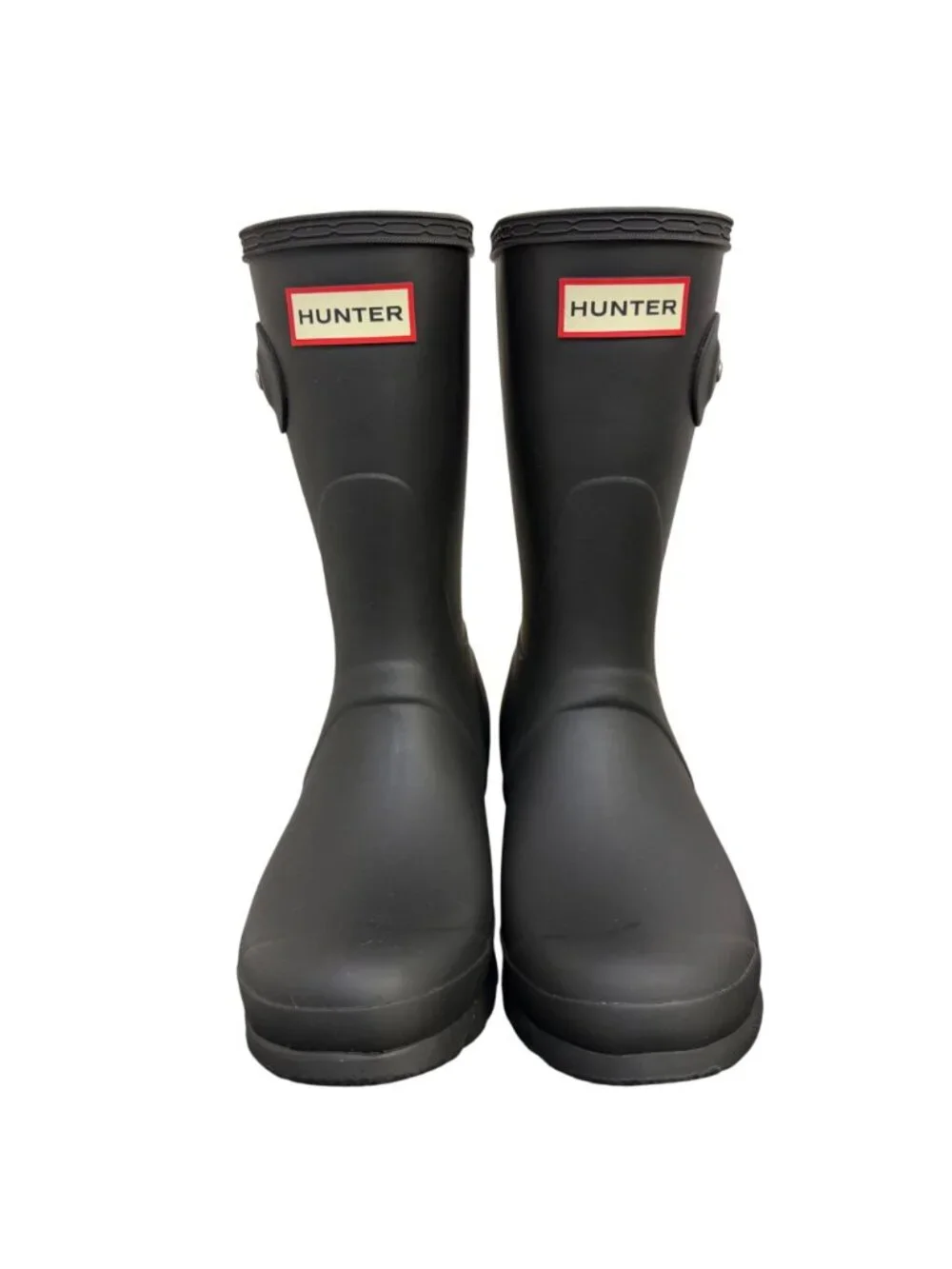 Hunter Original Short Black Rain Boots Size 6